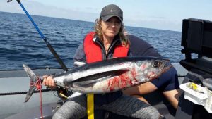 Session de Pêche en Bateau Femme avec Quiberon Fishing