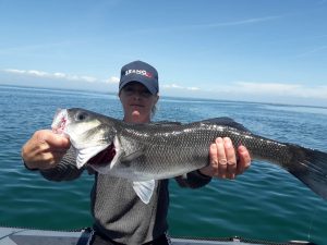 Session de Pêche en Bateau Femme avec Quiberon Fishing